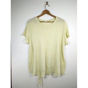 J jill Love Linen Top Size 2X Costal Beach Lagenlook Tunic Summer Lightweight